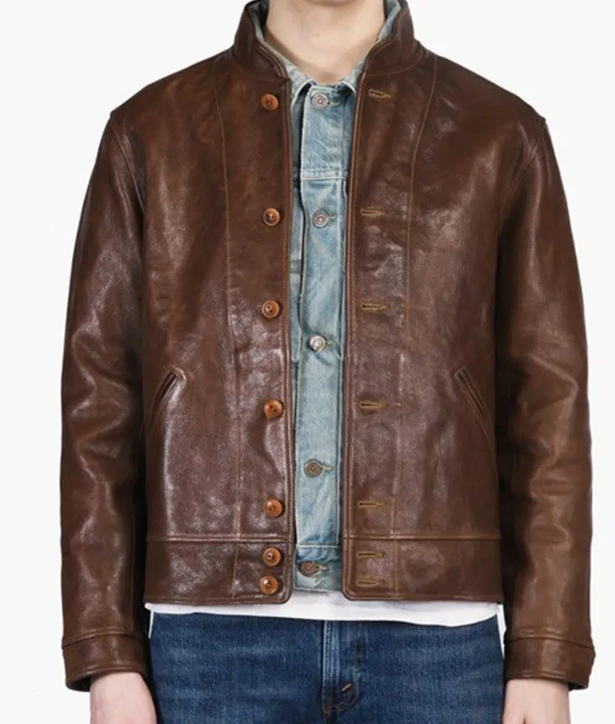 Albert Einstein Vintage Leather Jacket