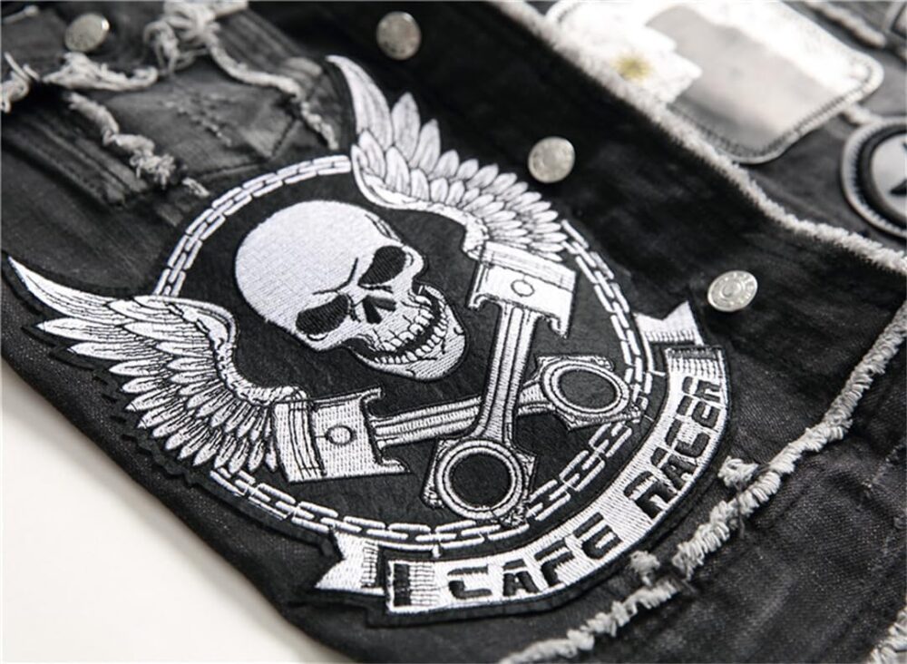 Black Denim Vest