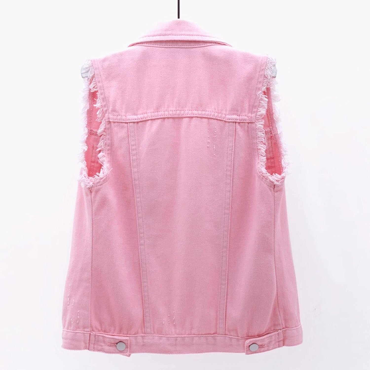 Denim Vest Pink