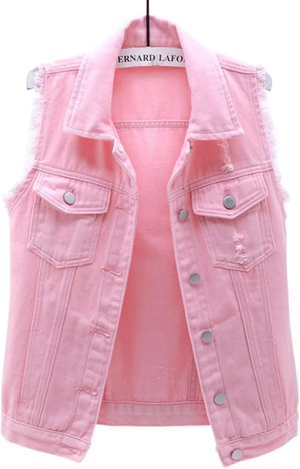 Denim Vest Pink