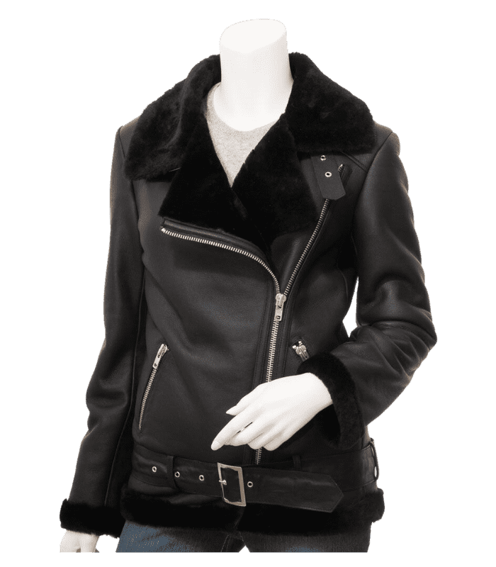 Faux Fur Biker Jacket