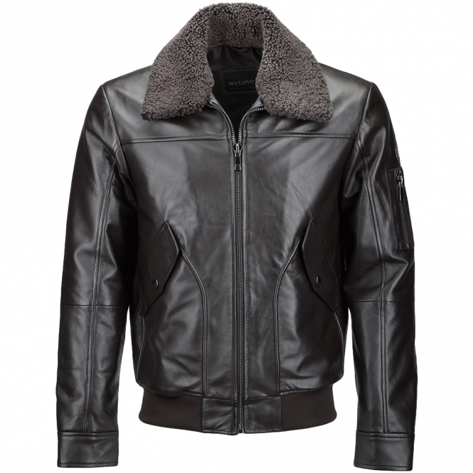 Fur Collar Leather Jacket