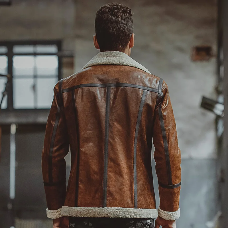 Fur Moto Leather Jacket 3