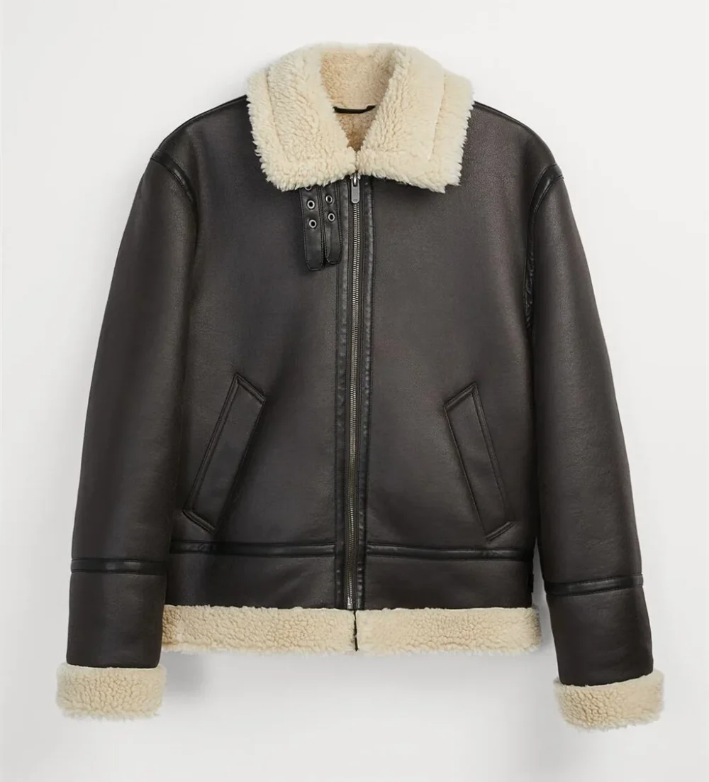Jacket With Fur Collar