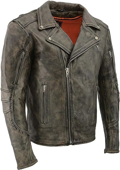 Leather Motor Cycle Jacket 2