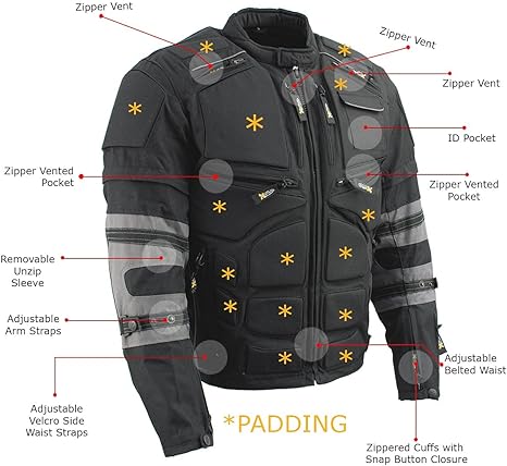 Lightweight Armored Motorcycle Jacket 2