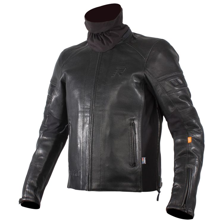 Mens Black Leather Biker Jacket