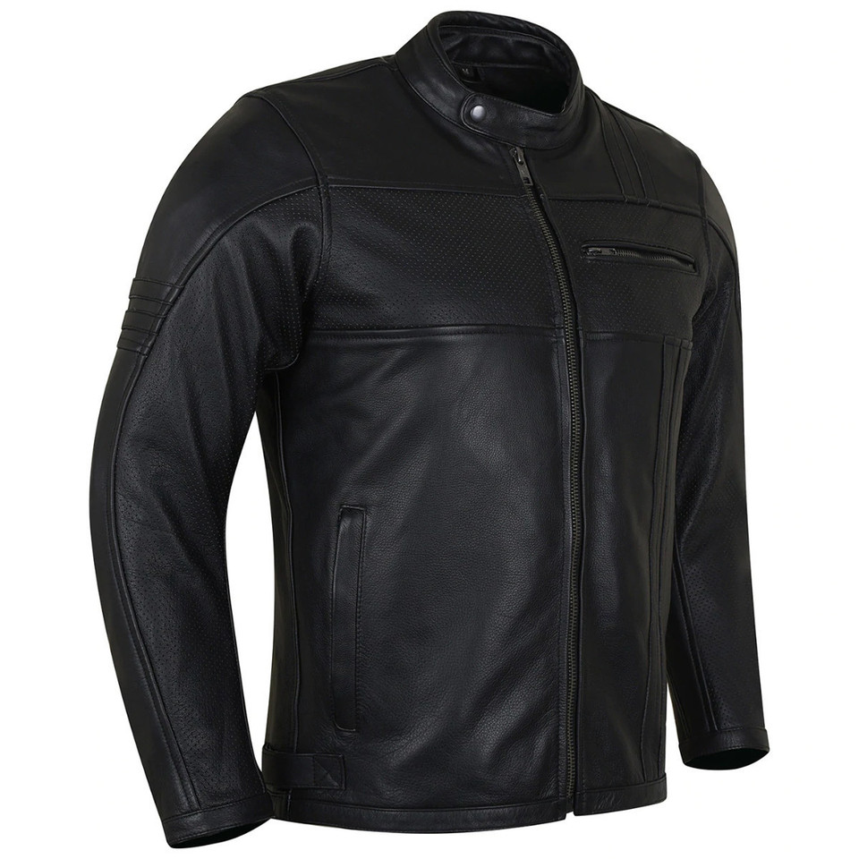 Mens Leather Riding Jacket 2