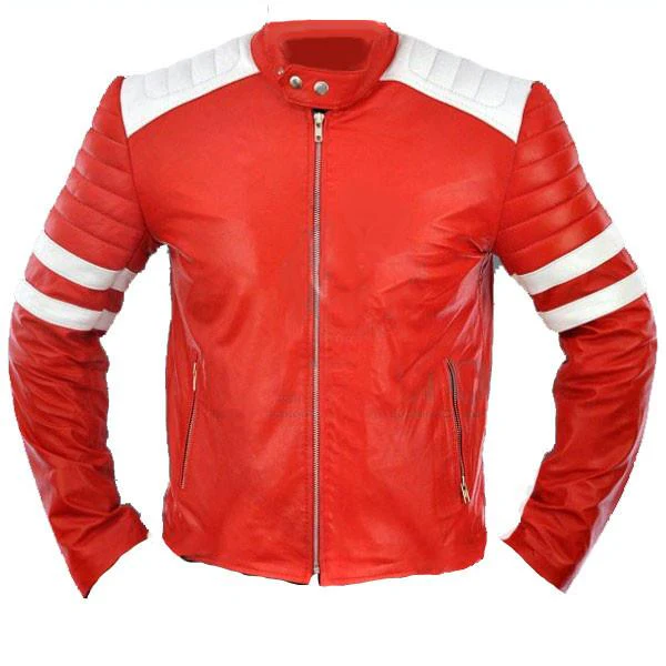 Red Leather Jacket For Men