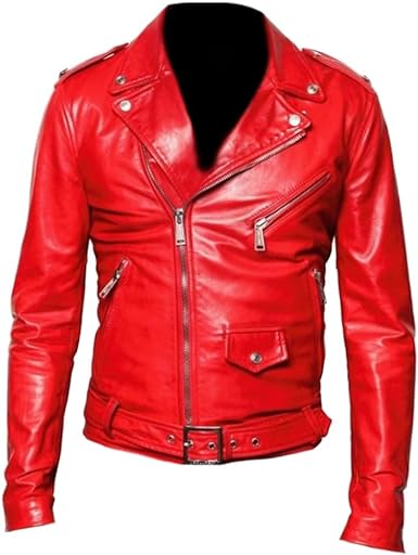 Red Moto Jacket