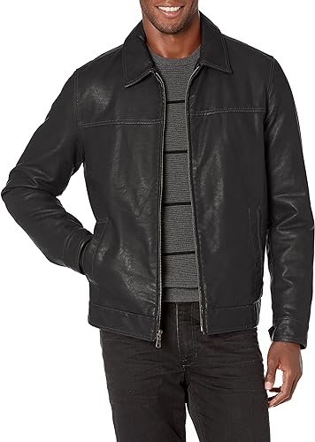 Summer Leather Jacket Mens