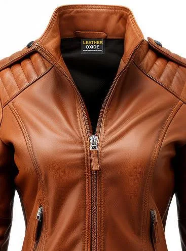 Women's Brown leather Coat