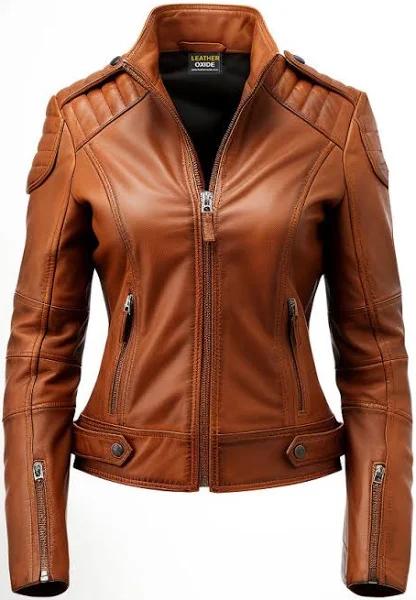 Women's Brown leather Coat
