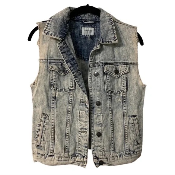 american eagle denim vest