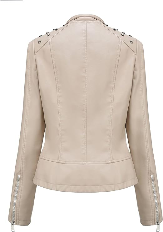 beige moto jacket 2