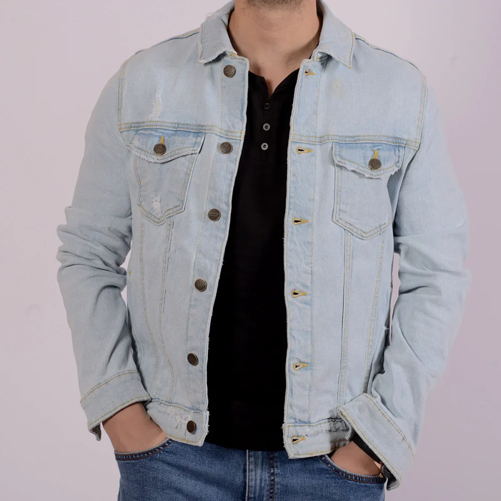 dark denim jacket mens
