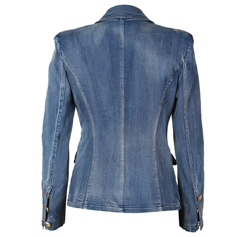denim blazer jacket womens 2