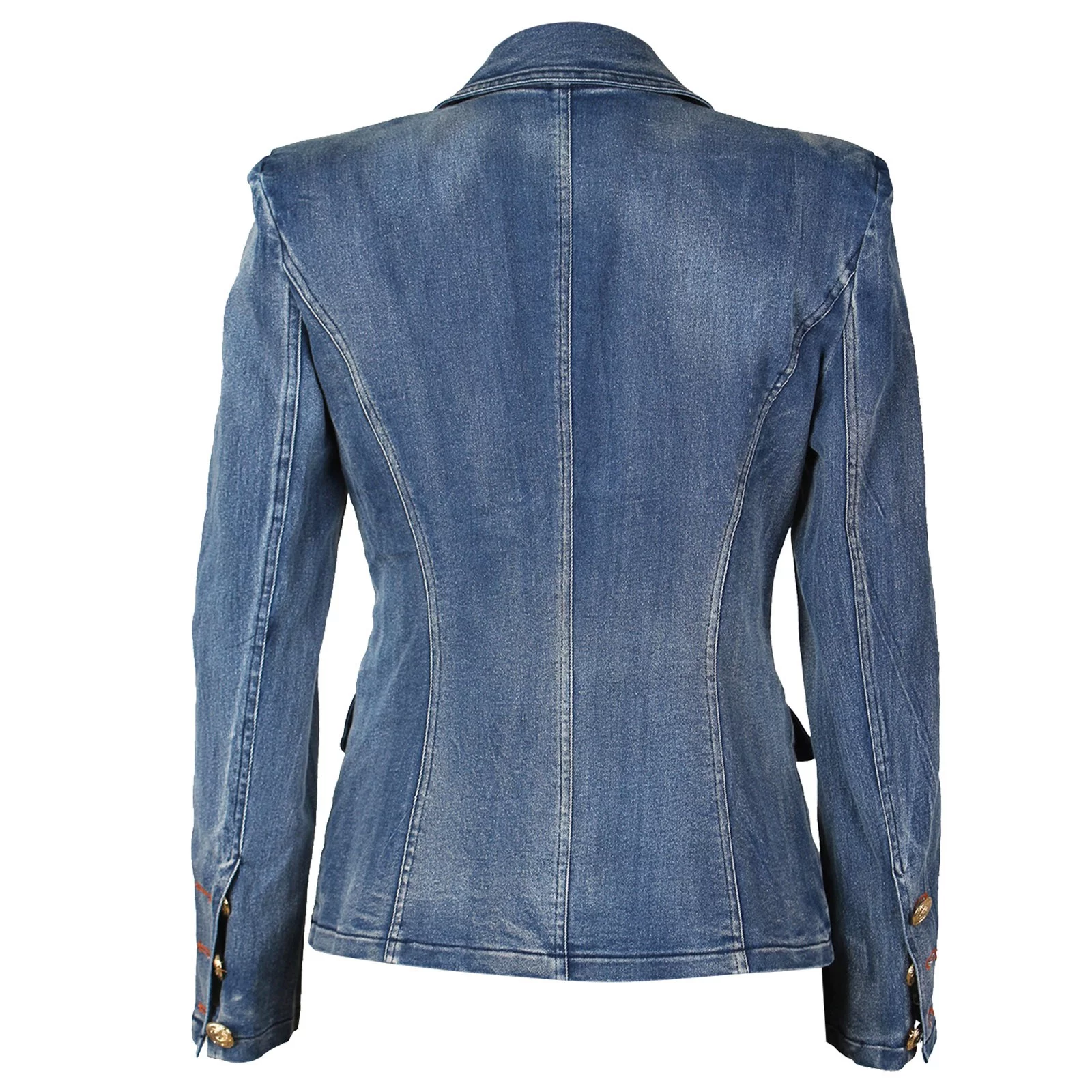 denim blazer jacket womens 2