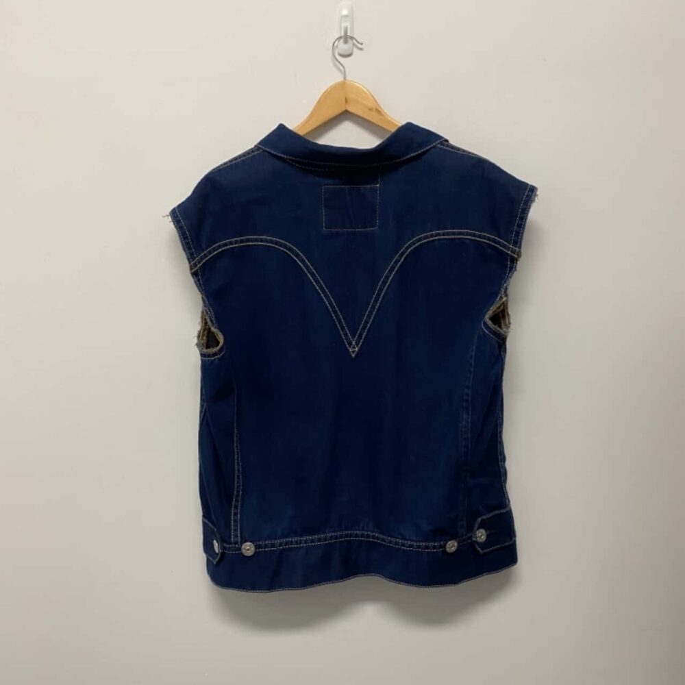 denim levi vest 2