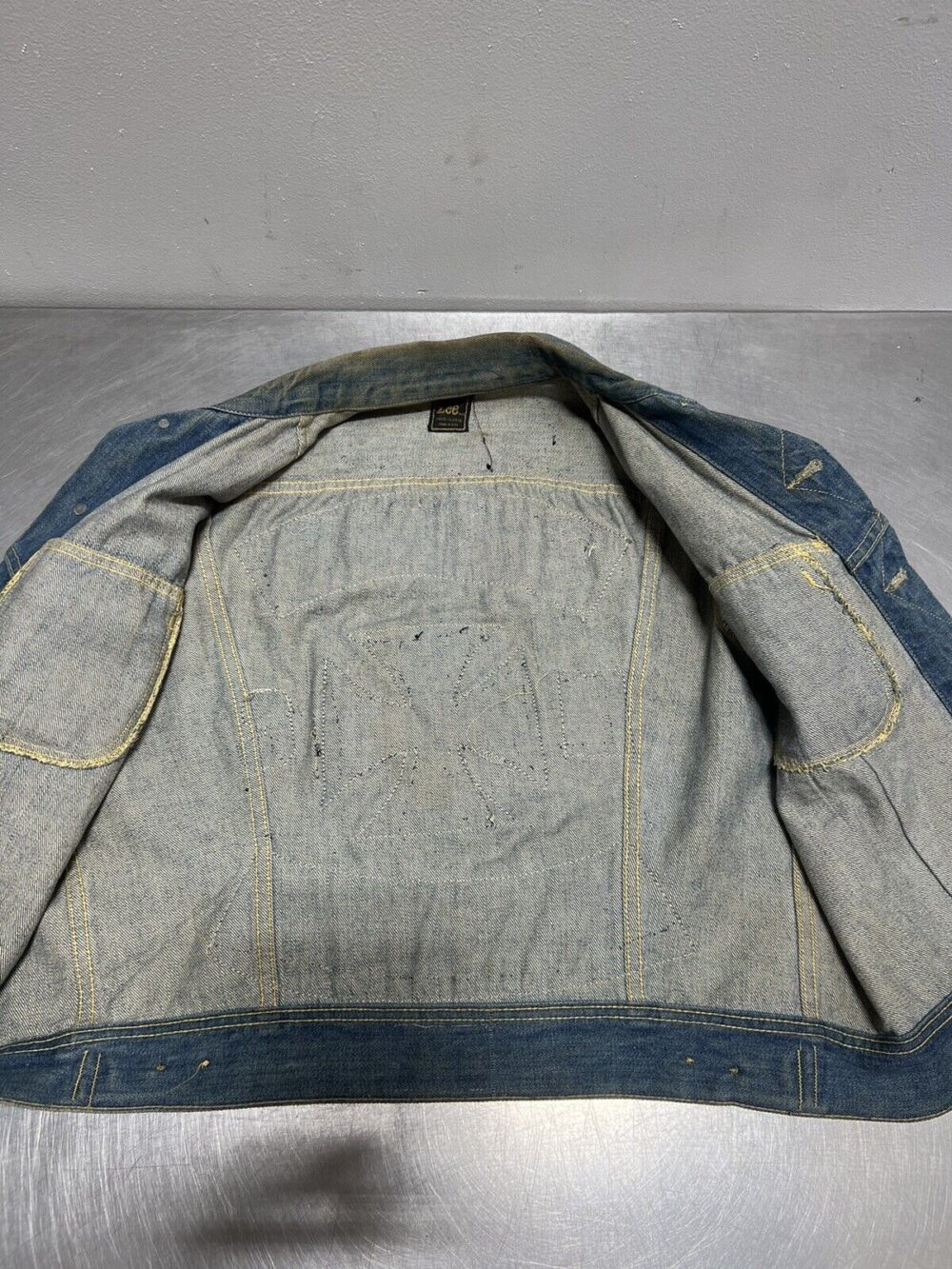 denim motorcycle club vest 3