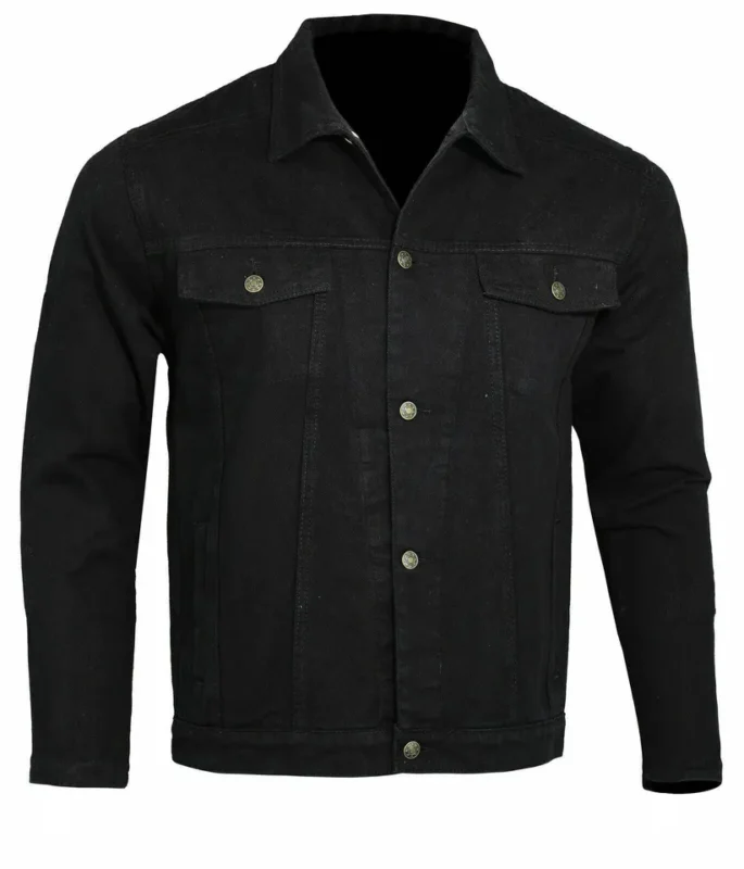 denim motorcycle jacket armor
