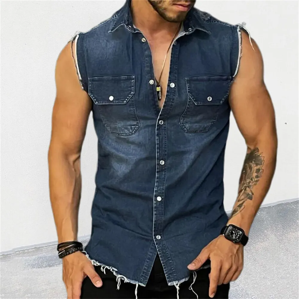 denim vests men