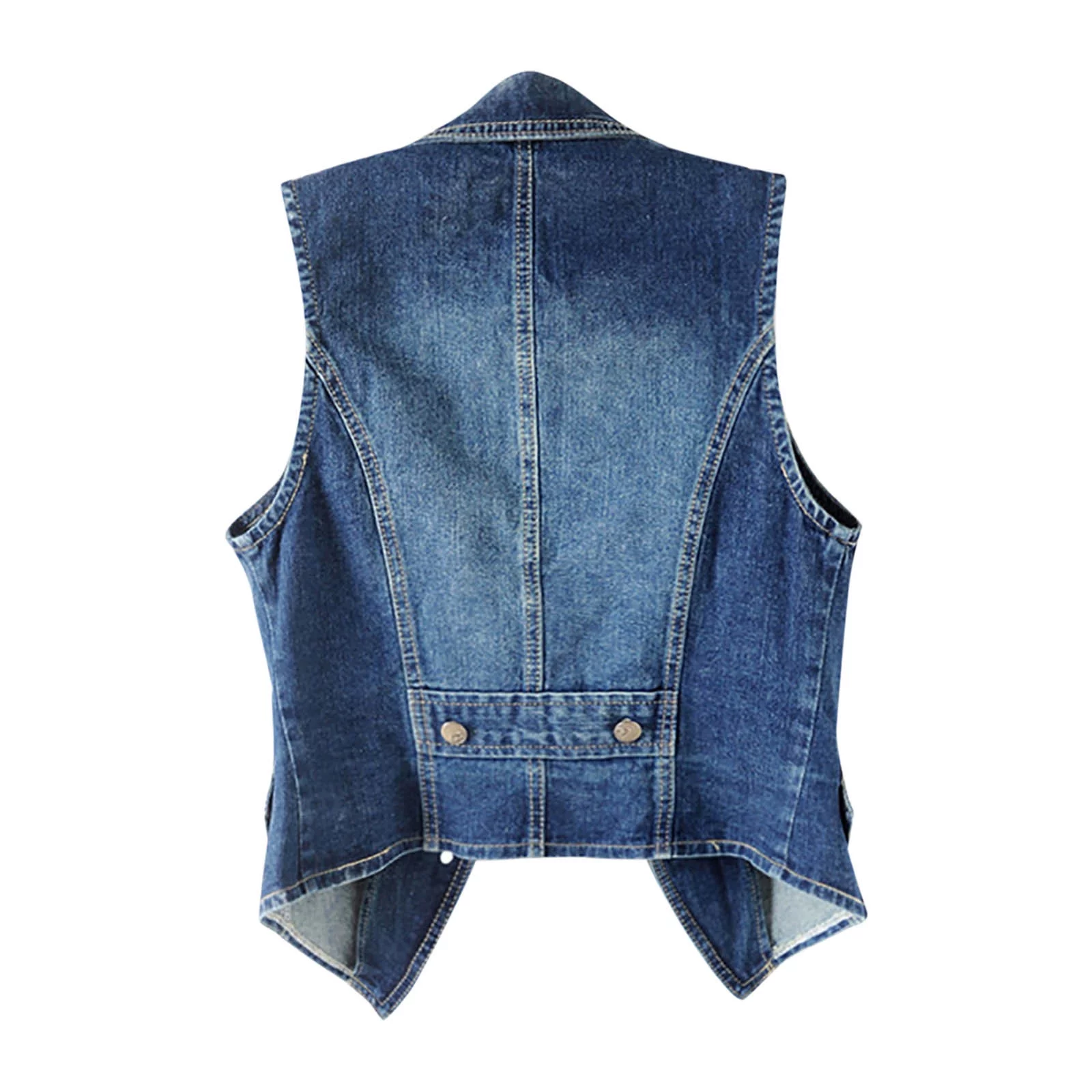 ladies denim vest 2