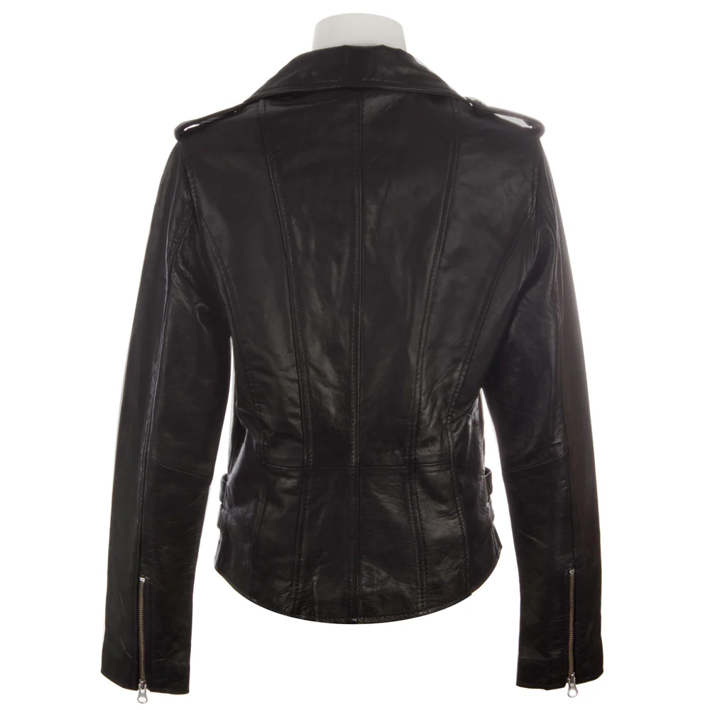 leather bike jacket womens 2.