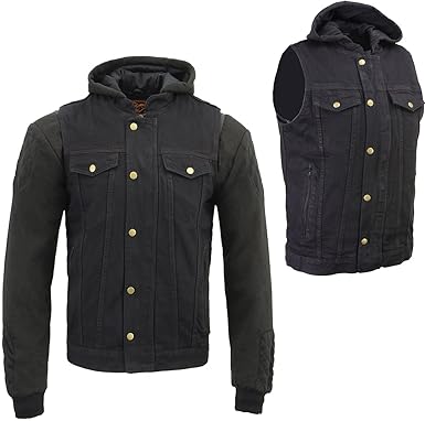 mens denim motorcycle jackets
