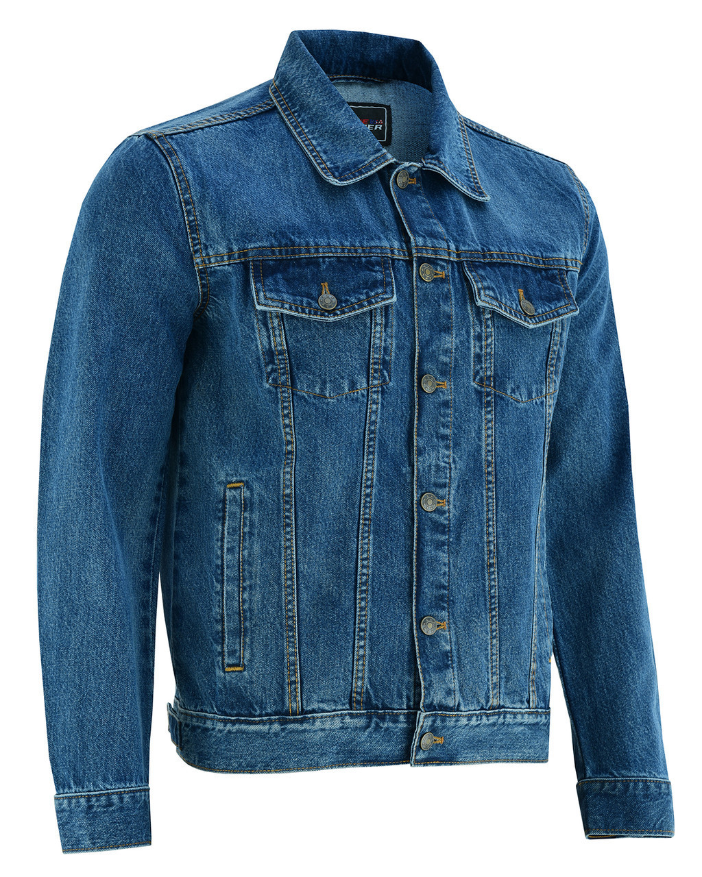 motorcycle denim jackets for men