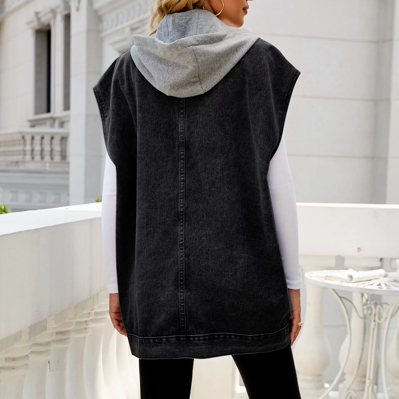 oversized denim vest 2