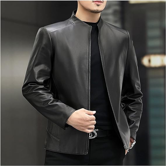 thin leather jacket mens 2