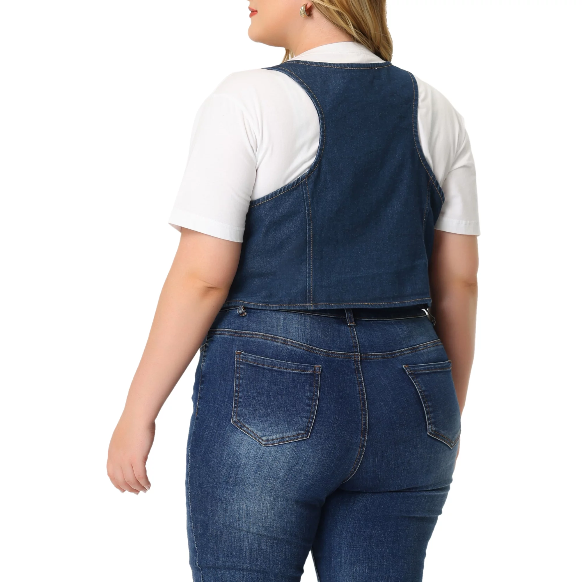womens denim vests 2