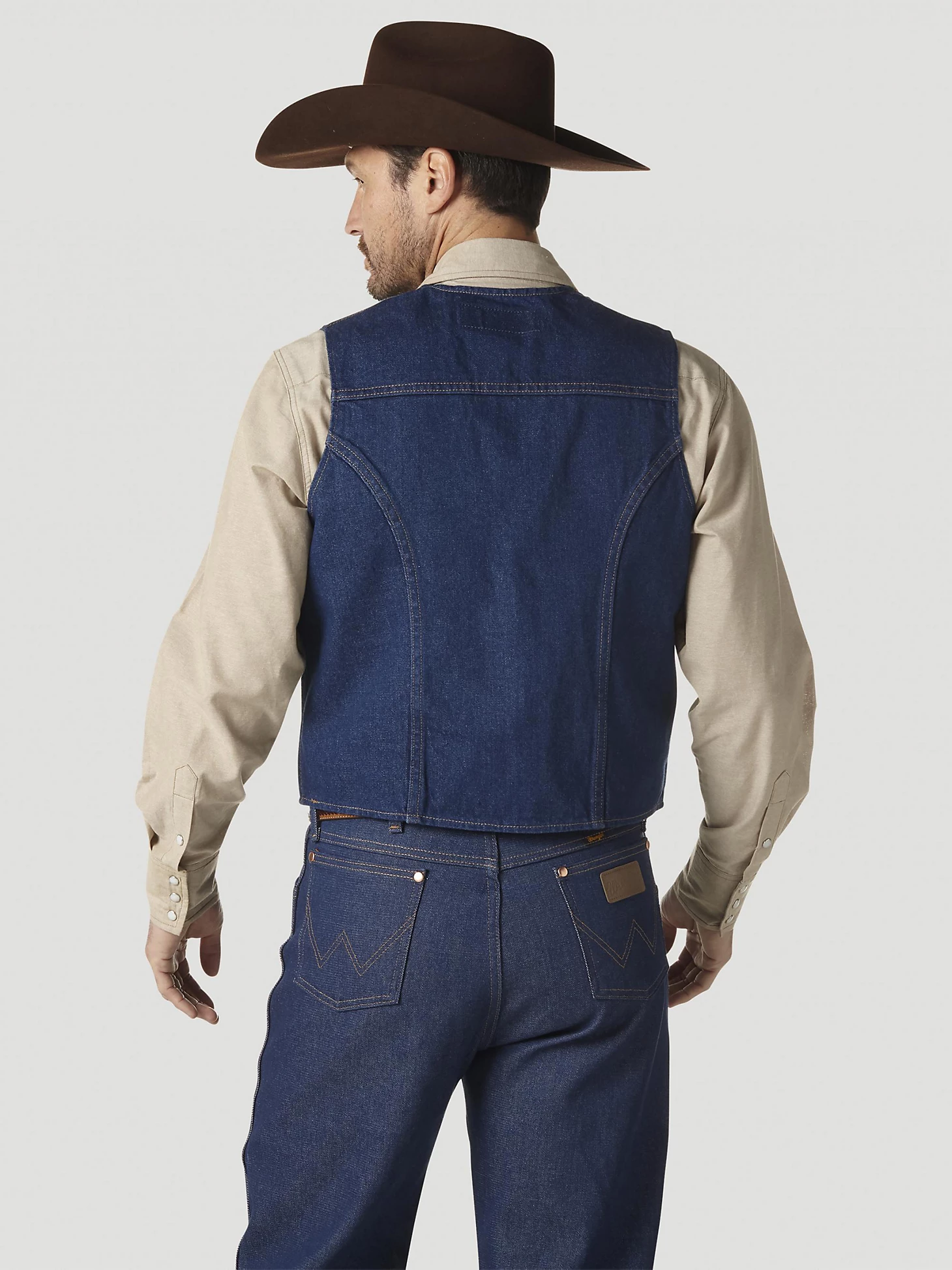 wrangler denim vest 2