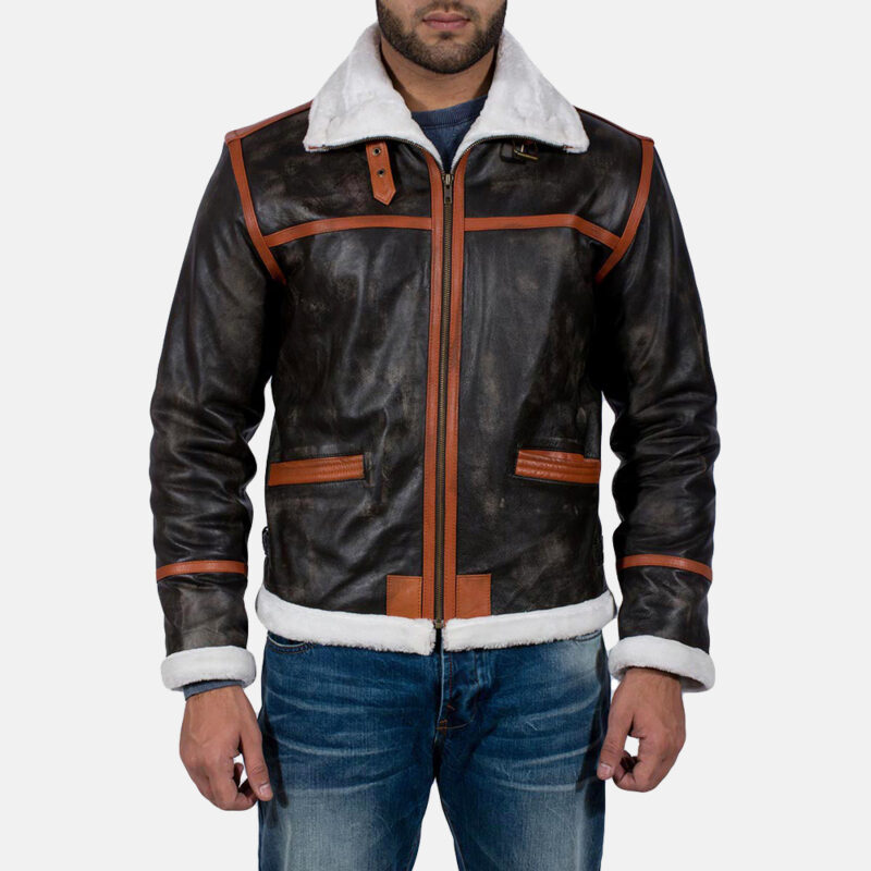 Fur Collar Motorcycle Jacket