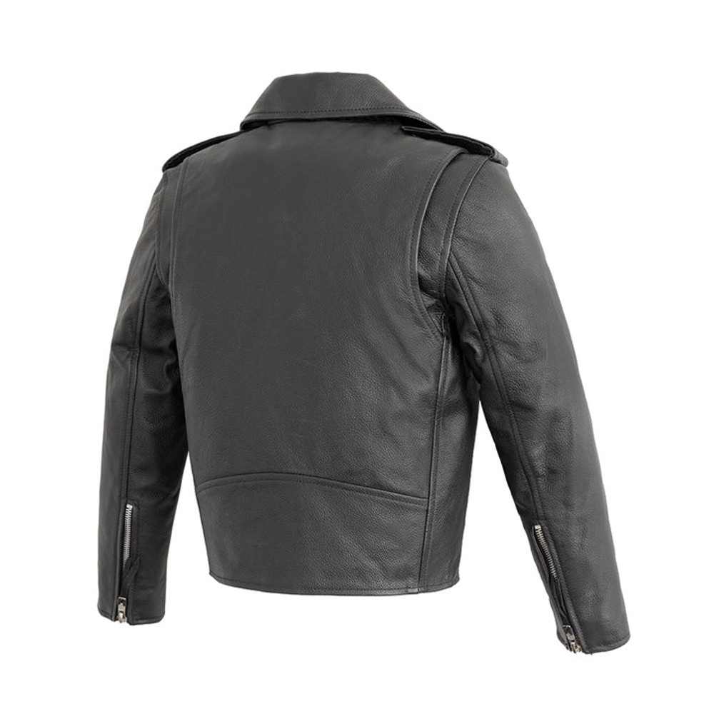 Baby Leather Biker Jacket 2