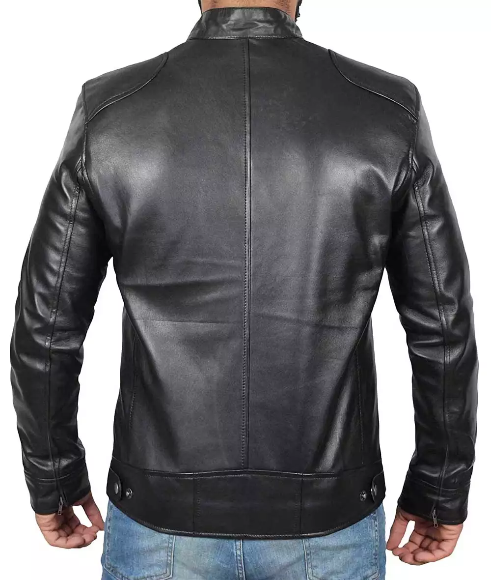 Best Cafe Racer Leather Jacket 4