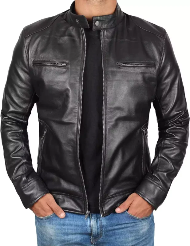 Best Cafe Racer Leather Jacket