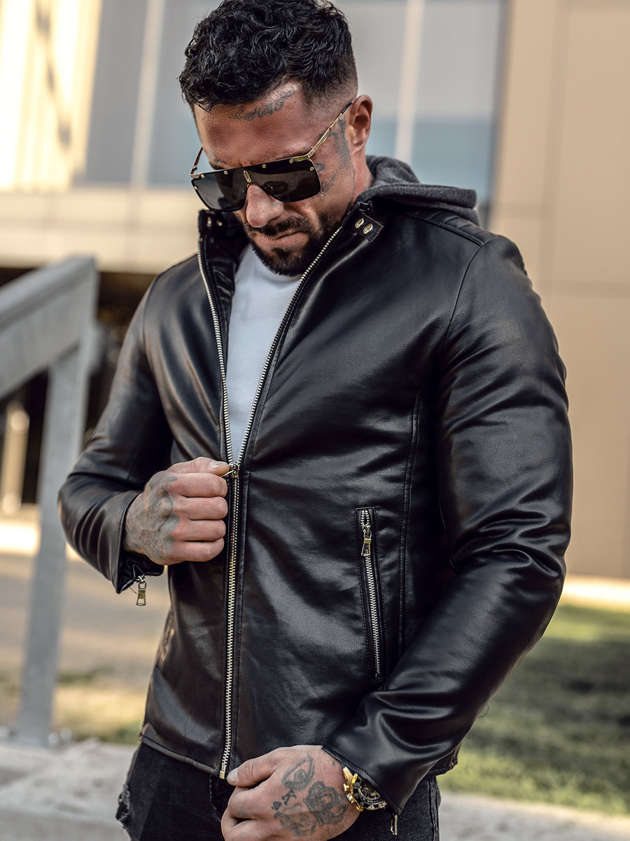 Biker Jacket With Hoodie 2