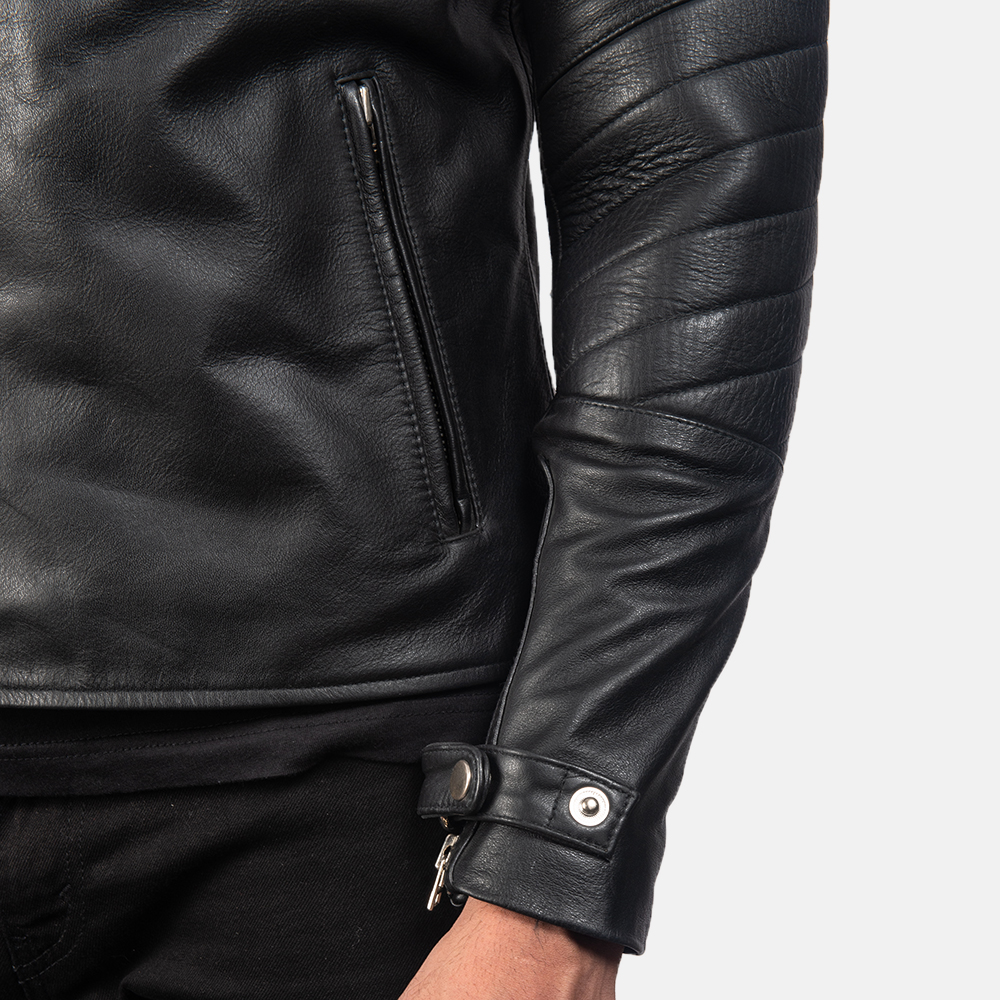 Black Biker Jacket 3