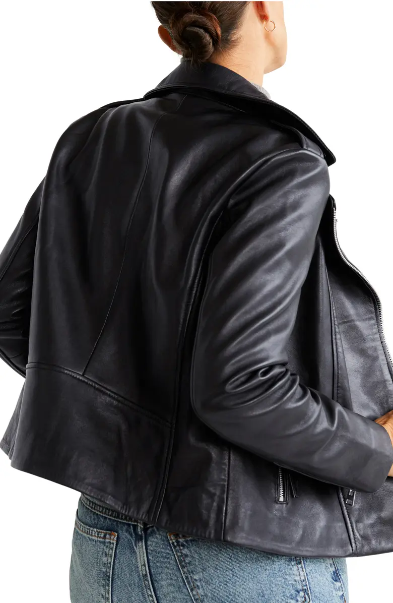Black Biker Jacket Womens 2