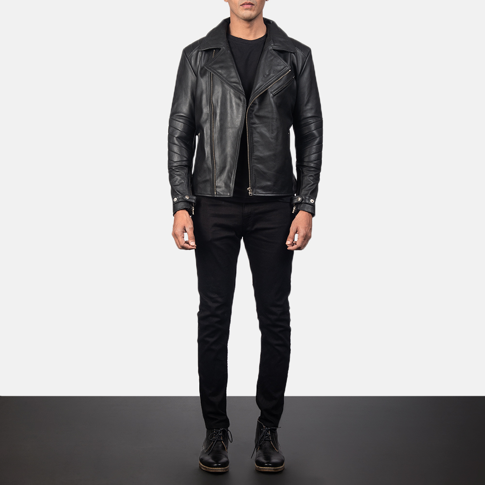 Black Biker Jacket