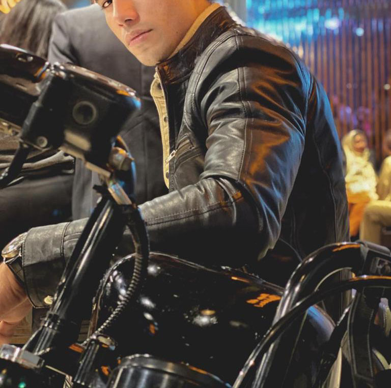 Black Cafe Racer Jacket 4