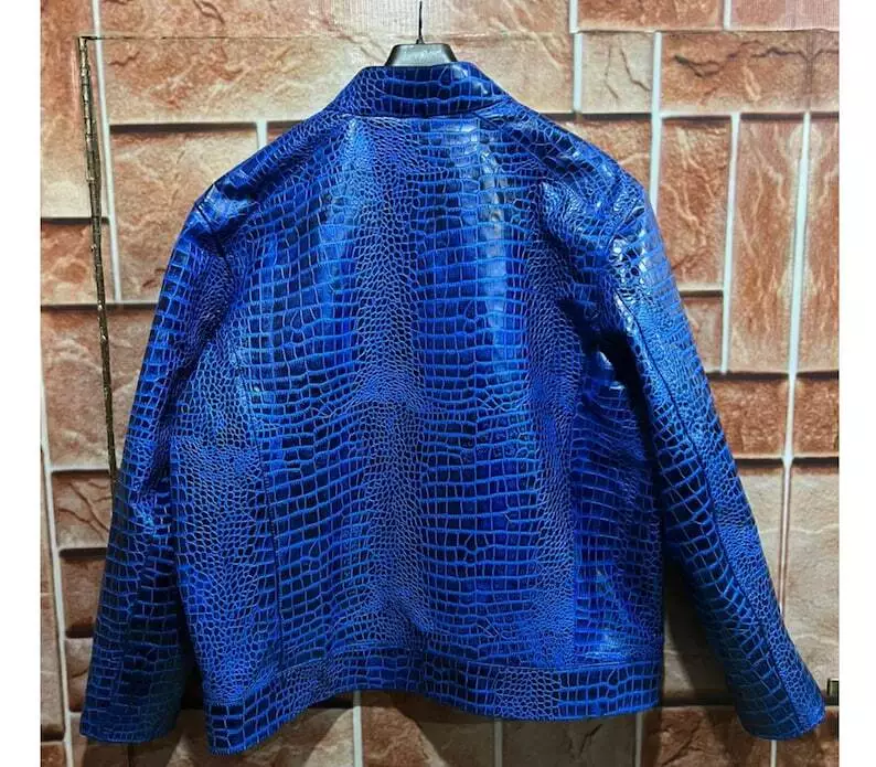 Blue Leather Jacket 2