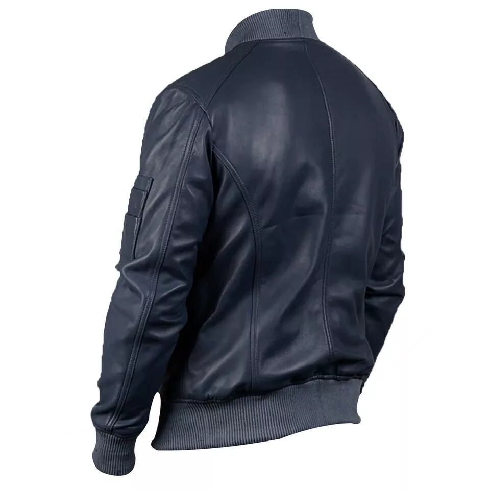 Blue Moto Jacket 3