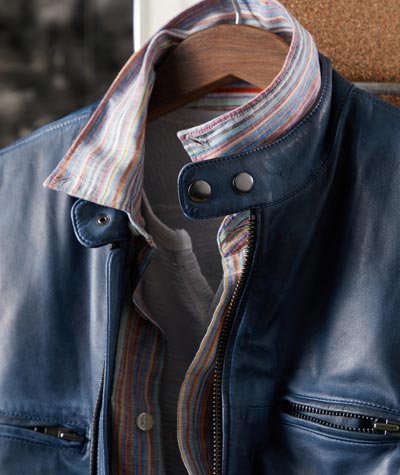 Blue Motorcycle Jacket 2