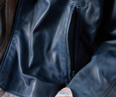 Blue Motorcycle Jacket 3