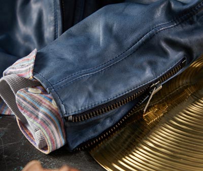 Blue Motorcycle Jacket 4