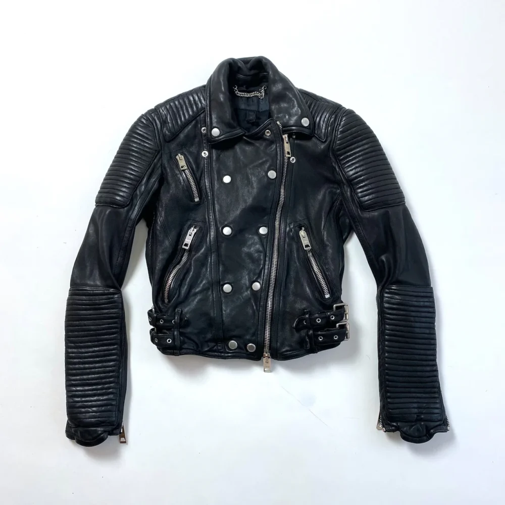 Burberry Leather Biker Jacket
