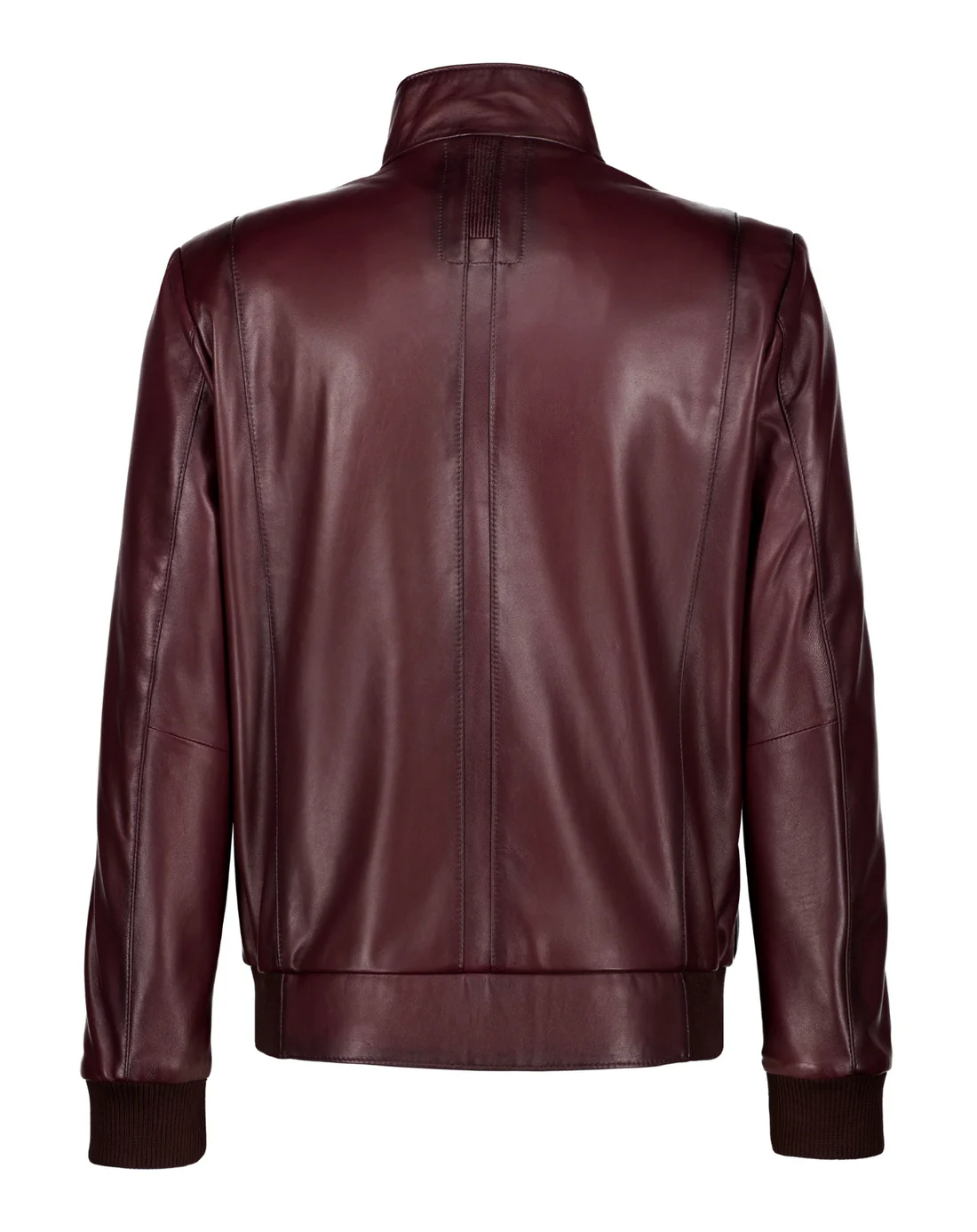 Burgundy Biker Jacket 2